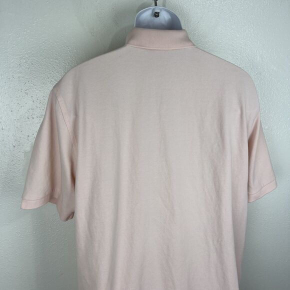 Brooks Brothers 346 Performance Polo Shirt Men Extra Large Pink Cotton Original - Picture 11 of 13